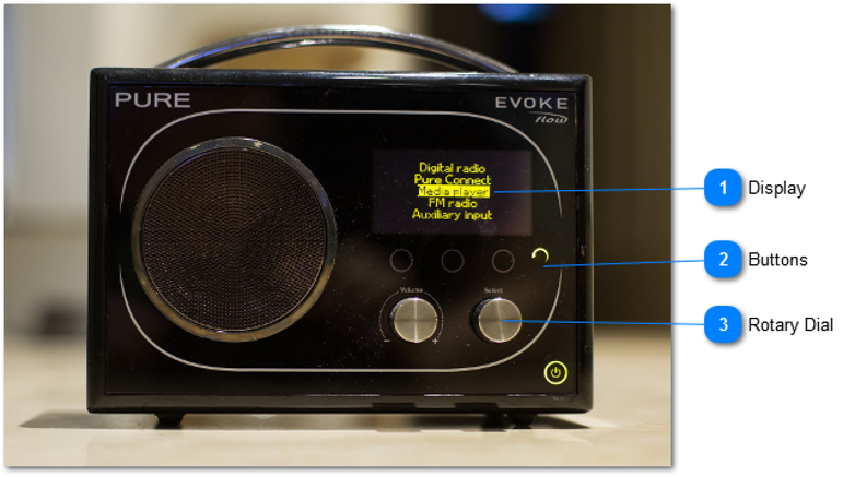 Accessing iTunes on your Pure Evoke Flow radio